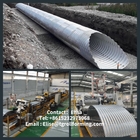 Drainage Culvert Pipe production line, Assembled corrugated steel pipe machine, Long span culvert plate machine
