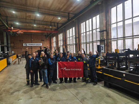 Grain bin production line