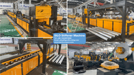 Production line for silo stiffener | grain silo racking machine | metal silo rack post machine
