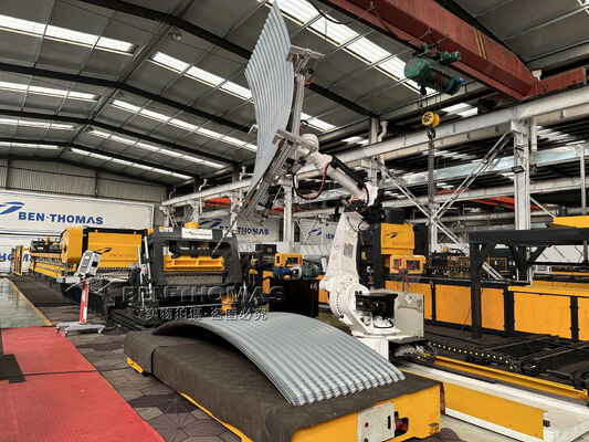 High Speed Corrugated sheet steel grain bin silo sidewall roll forming machine