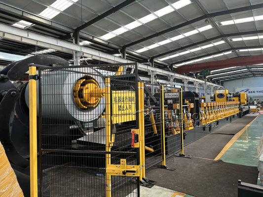 High Speed Corrugated sheet steel grain bin silo sidewall roll forming machine