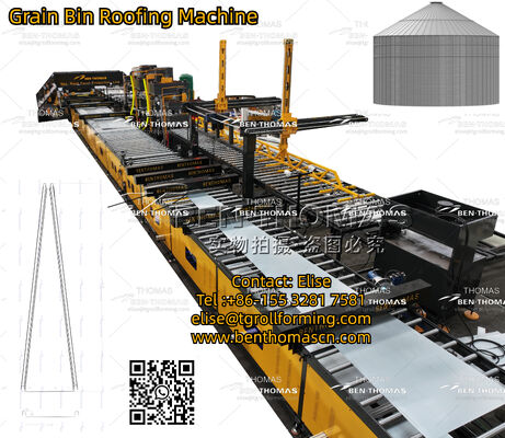 Spiral Steel Silo Roll Forming Machine