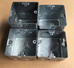 electrical concealed box metal junction box 3x3 back box