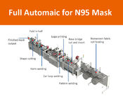 N95 Flat folded protective disposable face mask making machine
