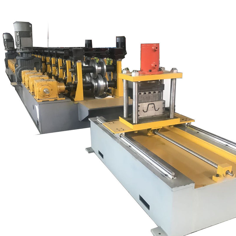 PLC Control Steel Silo Stiffener Roll Forming Machine / Silo Panel Roll Forming Machine