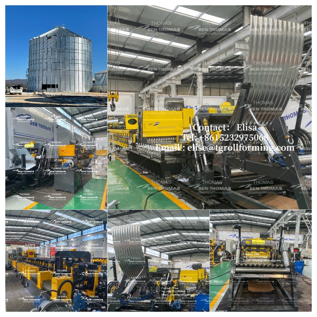 Silo side wall production line | silo wall making machine | silo ...