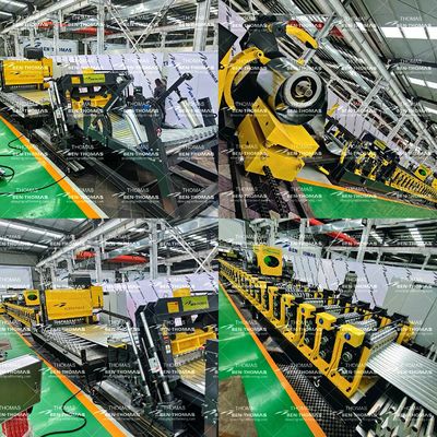 Production line for metal silos | machine to make silos | silo corrugated plate machine