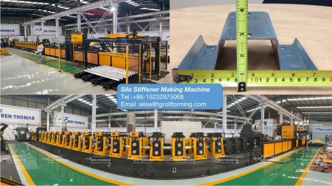 Instant Racking Rack Stiffener Production line for silo stiffener | grain silo racking machine | metal ...
